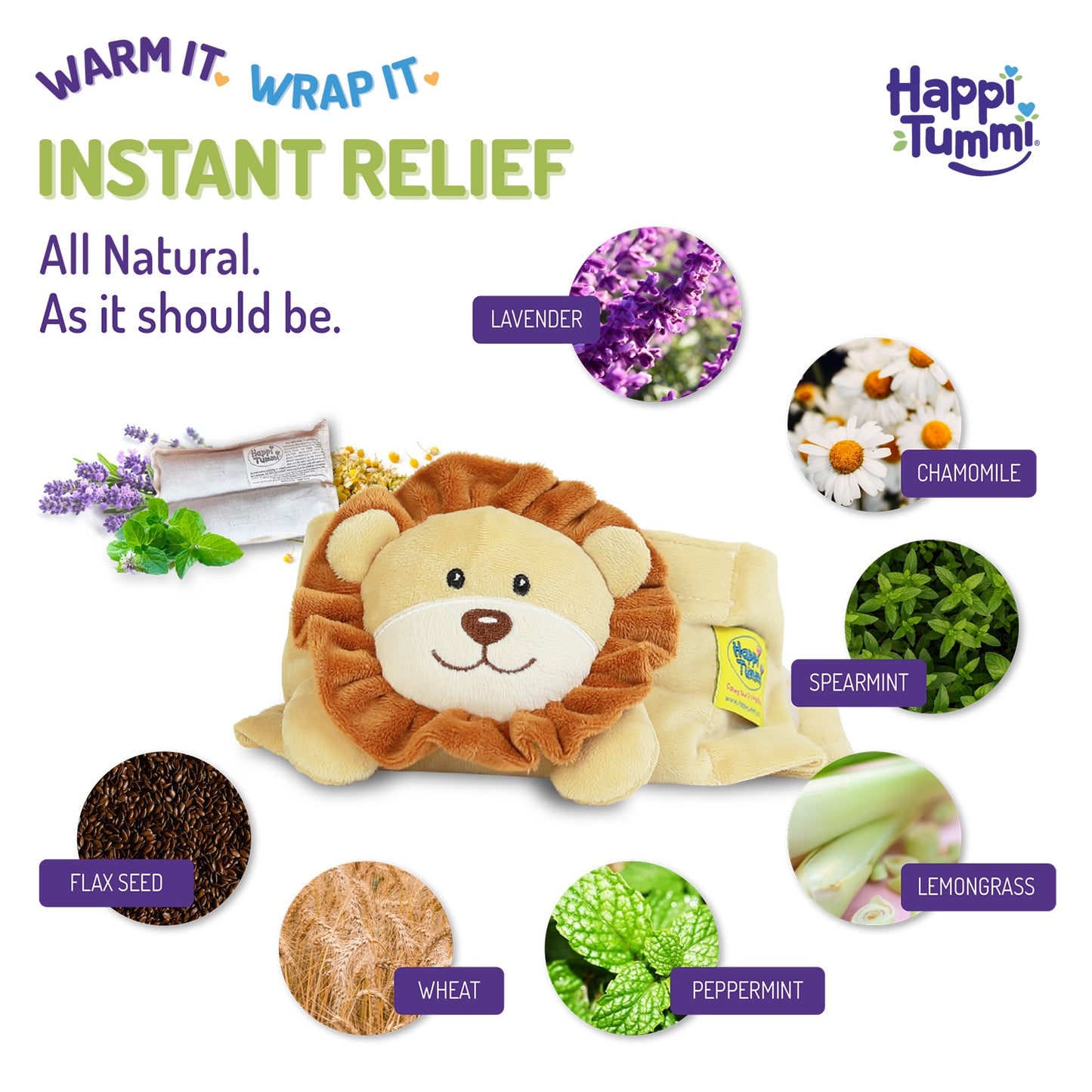 Animal Waistbands & Herbal Pouches • Colic Relief for Newborns • Natural Infant Relief
