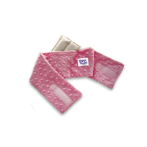 W 6pk 10002 Baby Waistbands and Herbal Pouches Pink Plush