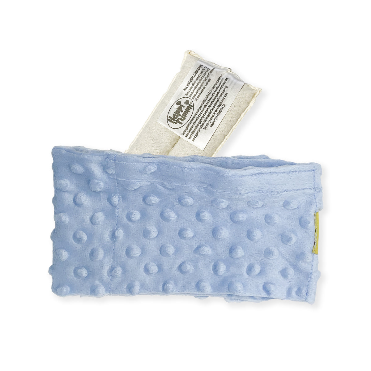 12 Pack Baby Waistbands & Pouches Blue Plush Made in the US