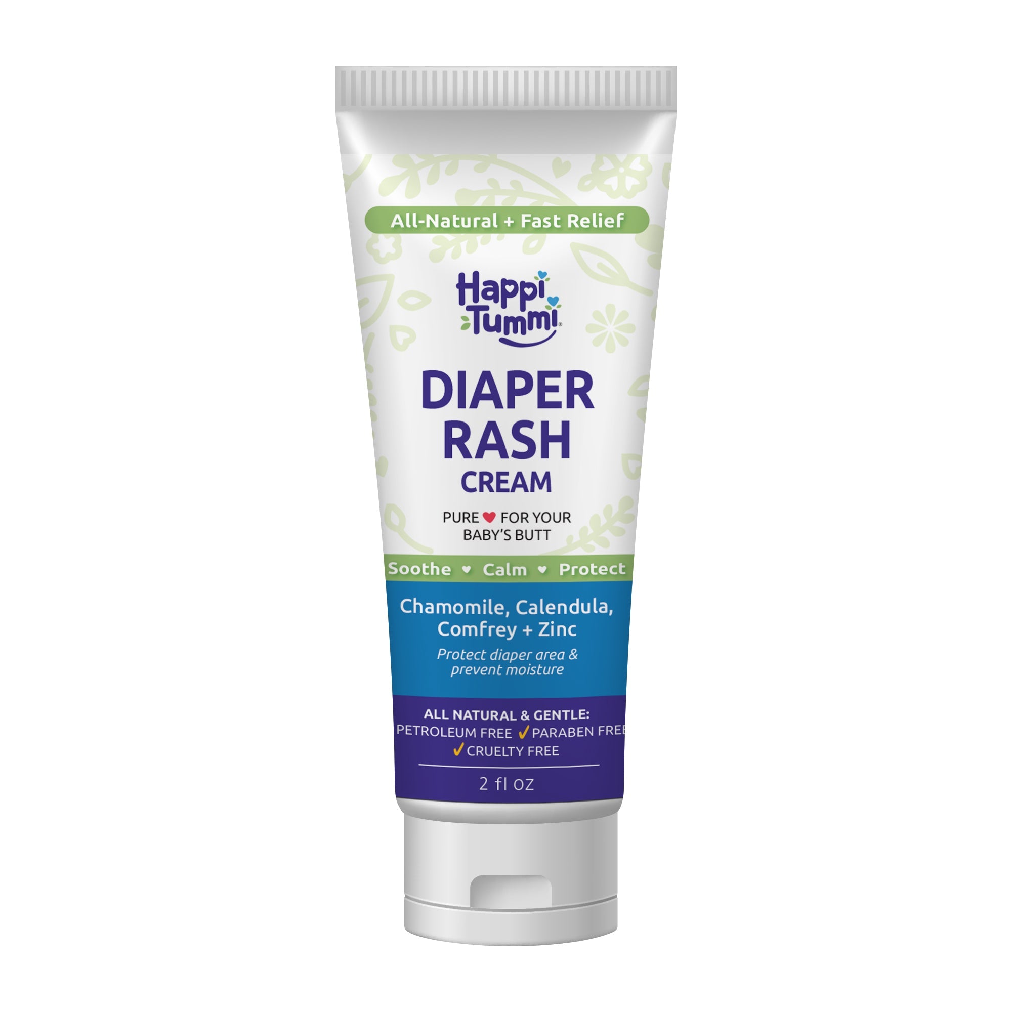W 6pk Happi Tummi Diaper Rash Cream
