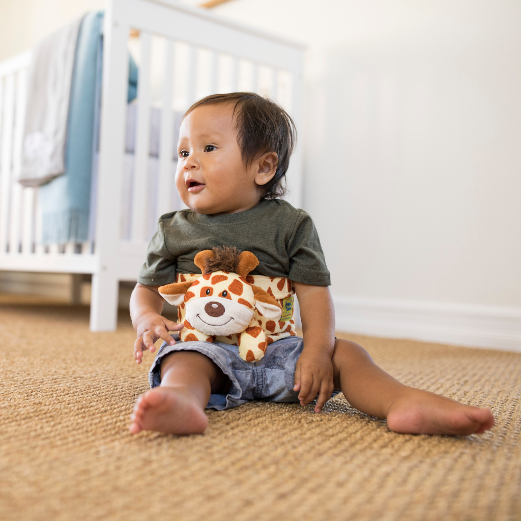 Happi Tummi Giraffe Waistband and Herbal Pouch Calms A Crying Baby Instantly